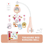 Babybett-Mobile mit Projektor und Nachtlicht, ferngesteuertes, musikalisches rotierendes Spielzeug mit beruhigenden Schlafliedern für Neugeborene - flohmarkt-deutschland.shop