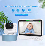 Babyphone mit 7 Zoll Bildschirm PTZ Kamera & Temperatur - flohmarkt-deutschland.shop