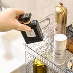Bad Doppels chicht Kosmetik Lager regal Toilette Aufbewahrung sbox Waschtisch Organizer Desktop Hautpflege Lager regal Displayst änder - flohmarkt-deutschland.shop