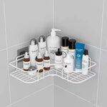 Bad Ecke Lagerung Regale Wand Rack Shampoo Halter Eisen Dusche Ablauf Korb Punch-Freies Organizer Bad Zubehör - flohmarkt-deutschland.shop