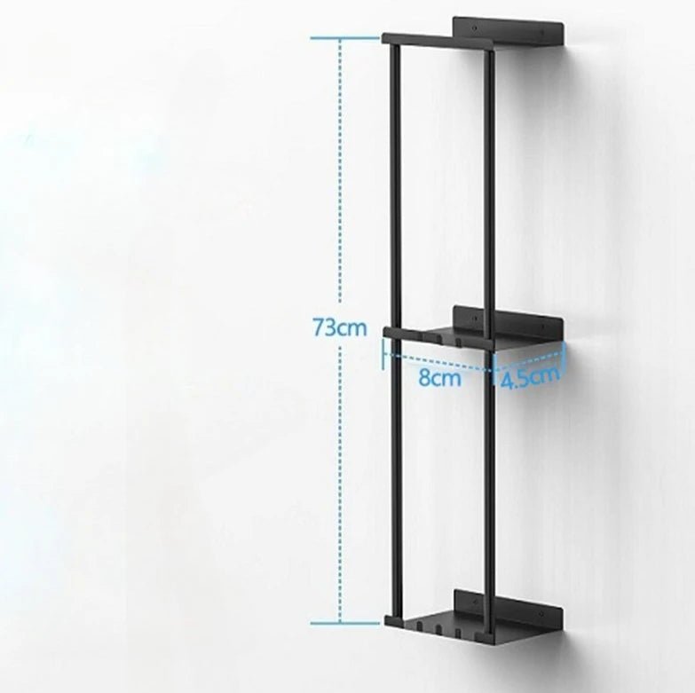 Bad Lagerung Inhaber Metall 3-tier Regal Lagerung Inhaber Multifunktionale Handtuch Halter Racks Wand Organizer Racks Wohnkultur - flohmarkt-deutschland.shop
