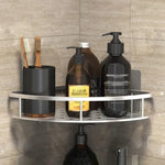 Bad Lagerung Rack Keine Bohrer Regale Wand Halterung Ecke Regal Dusche Halter Für WC Shampoo Organizer Bad Zubehör - flohmarkt-deutschland.shop
