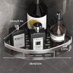 Bad Lagerung Rack Keine Bohrer Regale Wand Halterung Ecke Regal Dusche Halter Für WC Shampoo Organizer Bad Zubehör - flohmarkt-deutschland.shop