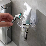 Bad Lagerung Rack Wand Selbst Zahnbürste Halter Zahnpasta Spender Razor Stand Badezimmer Organisation Hause Gadgets - flohmarkt-deutschland.shop