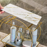 Bad Lagerung Rack Wc Arbeitsplatte Doppel Schicht Eisen Kosmetik Lagerung Inhaber Hautpflege Lippenstift Organizer Display-ständer - flohmarkt-deutschland.shop