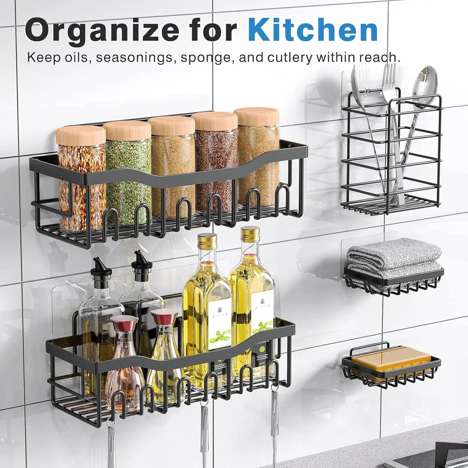 Bad Lagerung Regal Wand-montiert Toilettenartikel Organizer Rack Make-Up Lagerung Inhaber Shampoo Rack Dusche Regal Hause Zubehör - flohmarkt-deutschland.shop