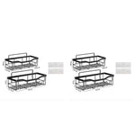 Bad Lagerung Regal Wand-montiert Toilettenartikel Organizer Rack Make-Up Lagerung Inhaber Shampoo Rack Dusche Regal Hause Zubehör - flohmarkt-deutschland.shop