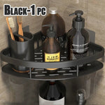Bad Regal Küche Lagerung Organizer Aluminium Legierung Shampoo Rack Dusche Regal Bad Zubehör Kein Bohrer Regal - flohmarkt-deutschland.shop