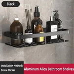 Bad Regal Make-up Lagerung Veranstalter Shampoo Rack Dusch regal Bad zubehör kein Bohrer Wandre gal - flohmarkt-deutschland.shop