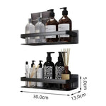 Bad Regal Make-up Lagerung Veranstalter Shampoo Rack Dusch regal Bad zubehör kein Bohrer Wandre gal - flohmarkt-deutschland.shop