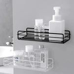 Bad Regal Wand Montiert Ecke Lagerung Regale Shampoo Halter Kosmetik Rack Eisen Dusche Ablauf Korb Badezimmer Organizer - flohmarkt-deutschland.shop
