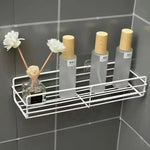 Bad Regal Wand Montiert Ecke Lagerung Regale Shampoo Halter Kosmetik Rack Eisen Dusche Ablauf Korb Badezimmer Organizer - flohmarkt-deutschland.shop