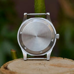 Baltany S2027 Tuxedo Retro Uhr – 36mm, Quarz, Sub-Sekunde, Leder, Leuchtend - flohmarkt-deutschland.shop