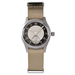 Baltany S2027 Tuxedo Retro Uhr – 36mm, Quarz, Sub-Sekunde, Leder, Leuchtend - flohmarkt-deutschland.shop
