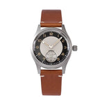 Baltany S2027 Tuxedo Retro Uhr – 36mm, Quarz, Sub-Sekunde, Leder, Leuchtend - flohmarkt-deutschland.shop
