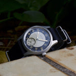 Baltany S2027 Tuxedo Retro Uhr – 36mm, Quarz, Sub-Sekunde, Leder, Leuchtend - flohmarkt-deutschland.shop