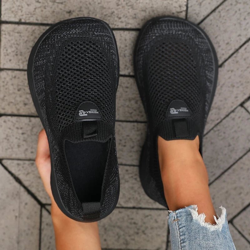Barfußschuh, breite Füße, dicke Sohlen, Schuhe für Männer und Frauen, 2025, neue Frühlings-Mesh-Sportschuhe für lässige Tennis-Frauen - flohmarkt-deutschland.shop