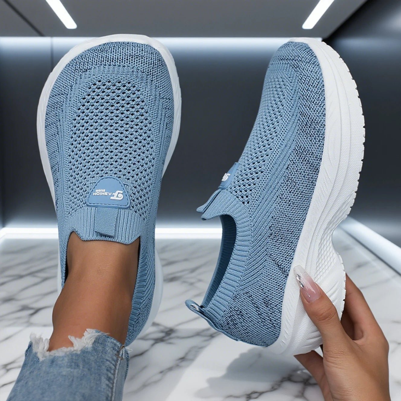 Barfußschuh, breite Füße, dicke Sohlen, Schuhe für Männer und Frauen, 2025, neue Frühlings-Mesh-Sportschuhe für lässige Tennis-Frauen - flohmarkt-deutschland.shop