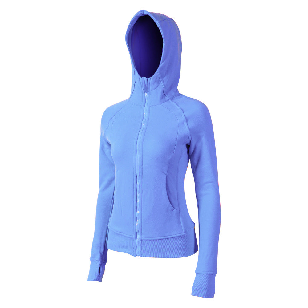 Women's Fleece Yoga Hoodie Jacket for Fall/Winter