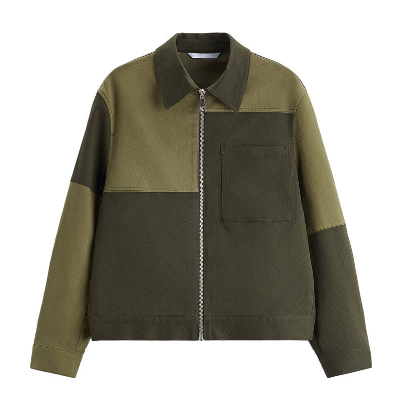 TAOP&ZA Spring Men's Casual Color-Block Jacket 0706407