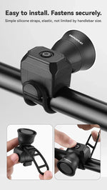 Bicycle Horn Mountain Bike Battery/USB Charging Waterproof Electronic Bike Bell Riding Equipment Children's Scooter Accessories - flohmarkt-deutschland.shop