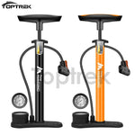 Bike Pump 160PSI Portable Gauge Airpump Inflator with 3-in-1 Nozzle Schrader Presta Valve Mountain Road Ball Bicycle Accessories - flohmarkt-deutschland.shop