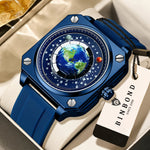 BINBOND Earth & Star Herrenuhr – Quarz, Leuchtend, Wasserdicht, Sport & Casual - flohmarkt-deutschland.shop