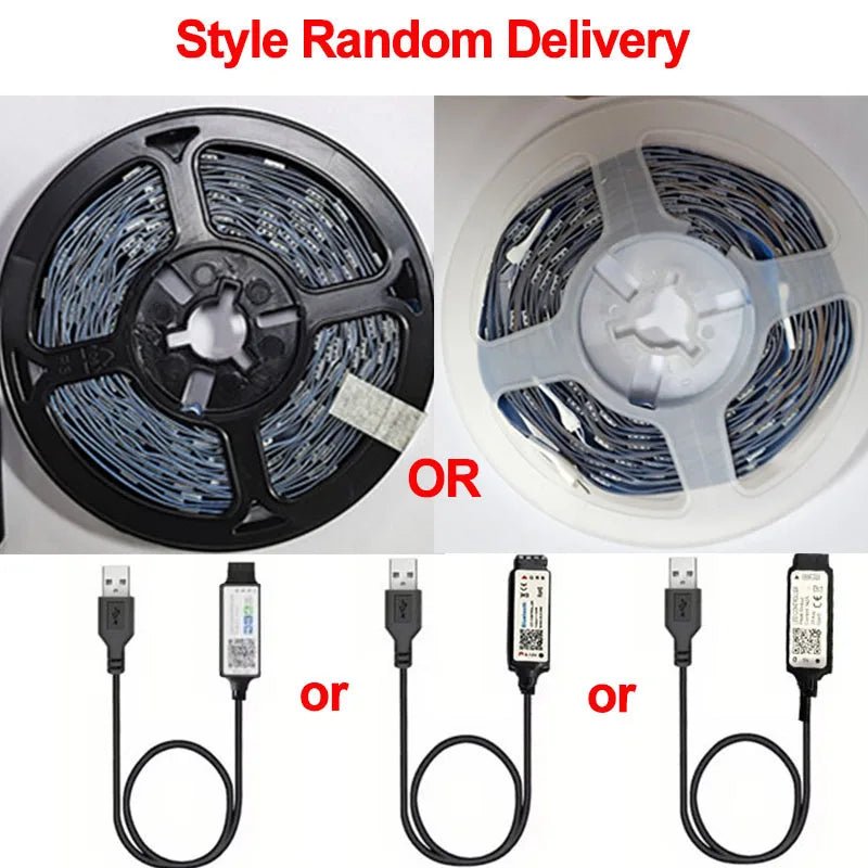 Bluetooth LED Strip Lights Smart SMD 5050 APP Remote Control Flexible Ribbon Diode Lamp Tape TV Backlights Game Room Home Decor - flohmarkt-deutschland.shop