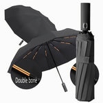 Bone Black Glue Vollautomatischer Dreifach Faltschirm Mit Robuster Kiel Und UV Beständig - Langlebiger Schutz - flohmarkt-deutschland.shop