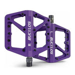 BUCKLOS Fahrradpedal, ultraleichte Pedalplattform für Rennrad, Mountainbike, rutschfeste Nylon-versiegelte Lager, flache Pedale, MTB-Fahrradteil - flohmarkt-deutschland.shop