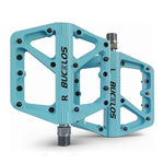 BUCKLOS Fahrradpedal, ultraleichte Pedalplattform für Rennrad, Mountainbike, rutschfeste Nylon-versiegelte Lager, flache Pedale, MTB-Fahrradteil - flohmarkt-deutschland.shop