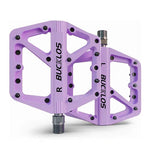 BUCKLOS Fahrradpedal, ultraleichte Pedalplattform für Rennrad, Mountainbike, rutschfeste Nylon-versiegelte Lager, flache Pedale, MTB-Fahrradteil - flohmarkt-deutschland.shop