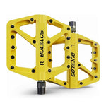 BUCKLOS Fahrradpedal, ultraleichte Pedalplattform für Rennrad, Mountainbike, rutschfeste Nylon-versiegelte Lager, flache Pedale, MTB-Fahrradteil - flohmarkt-deutschland.shop
