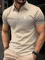 Business Herren Golf Polo Kurzarm Poloshirt Outdoor Casual Daily Streetwear Sommer 3D-Druck Mikroelastisches Polyester - flohmarkt-deutschland.shop