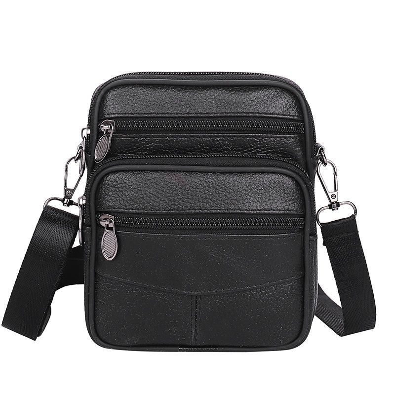 Men's Genuine Leather Cowhide Messenger Shoulder Bag