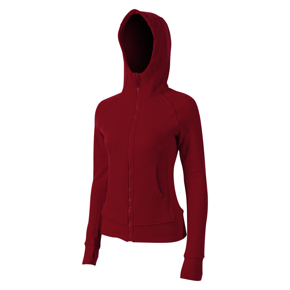 Women's Fleece Yoga Hoodie Jacket for Fall/Winter