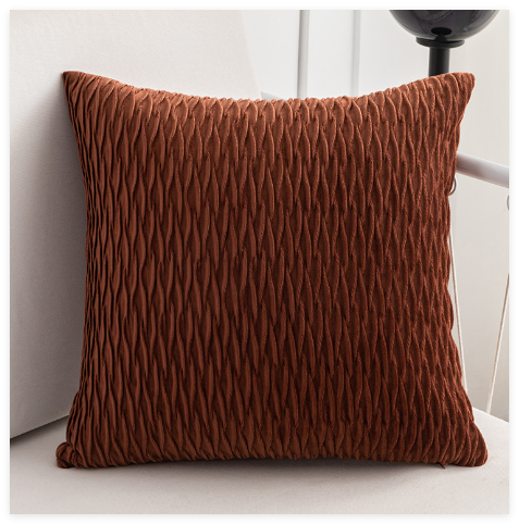 Soft Velvet Square Throw Pillow Case for Living Room