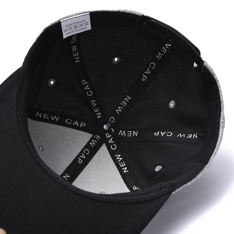 Trendy Hip Hop Cap for Couples with Sports Letters