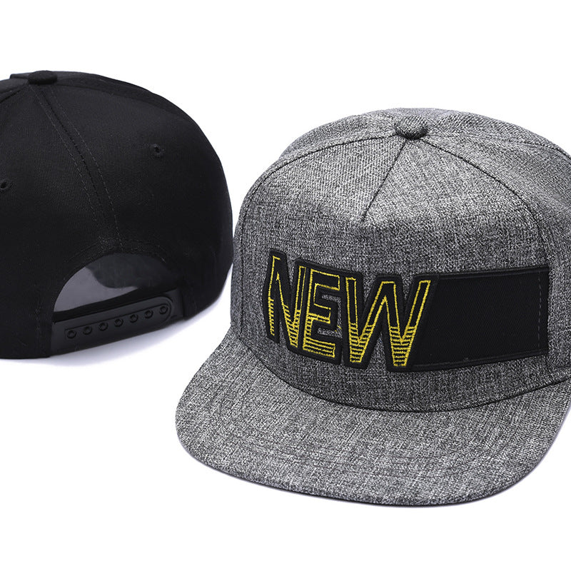 Trendy Hip Hop Cap for Couples with Sports Letters