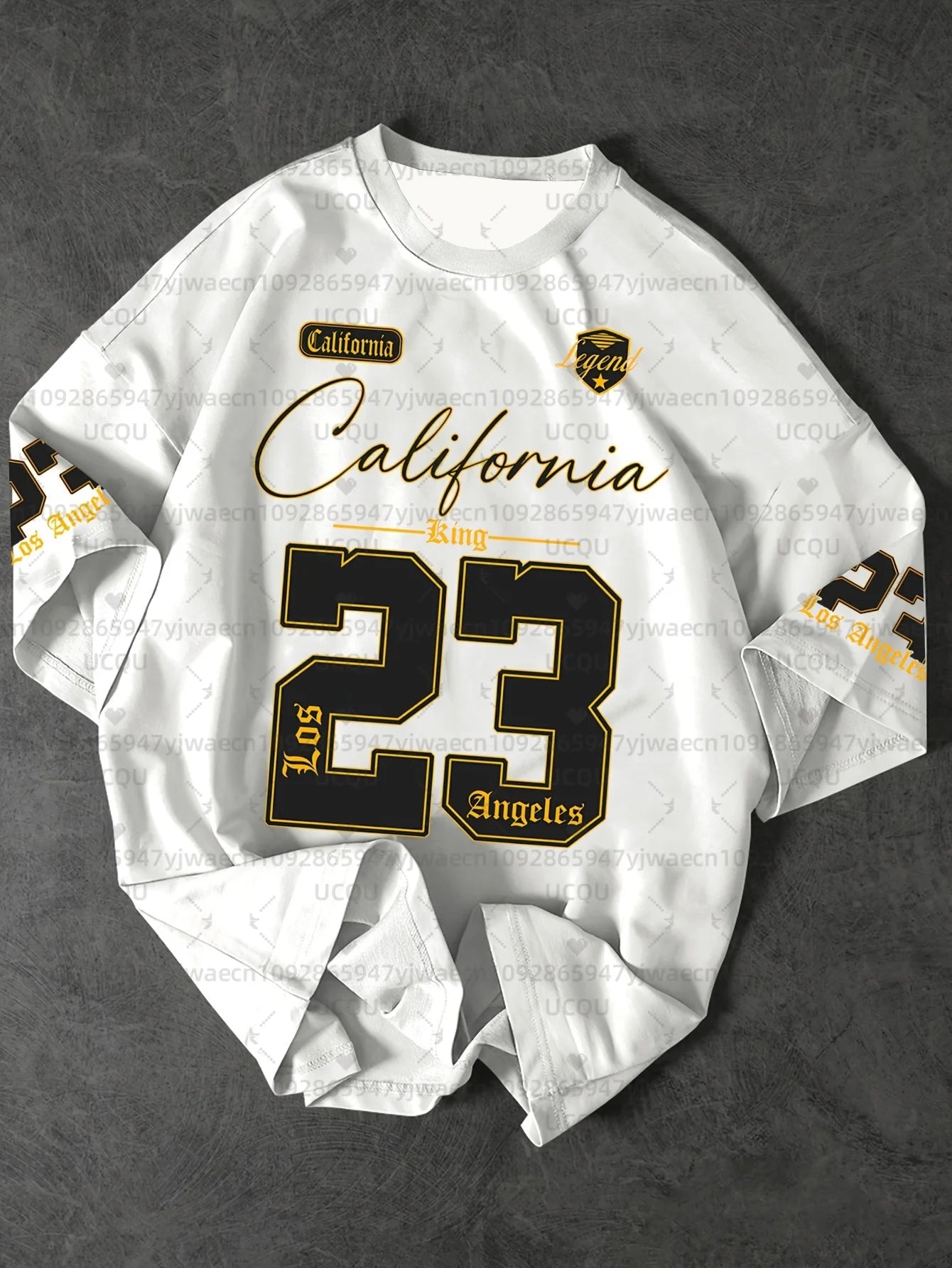 California NO.23 Sport Trikot – Herren & Damen, Grafik T-Shirt - flohmarkt-deutschland.shop