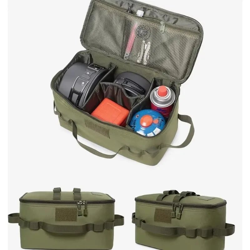 Camping Gaskanister Tasche – Kochgeschirr & Werkzeug Organizer - flohmarkt-deutschland.shop