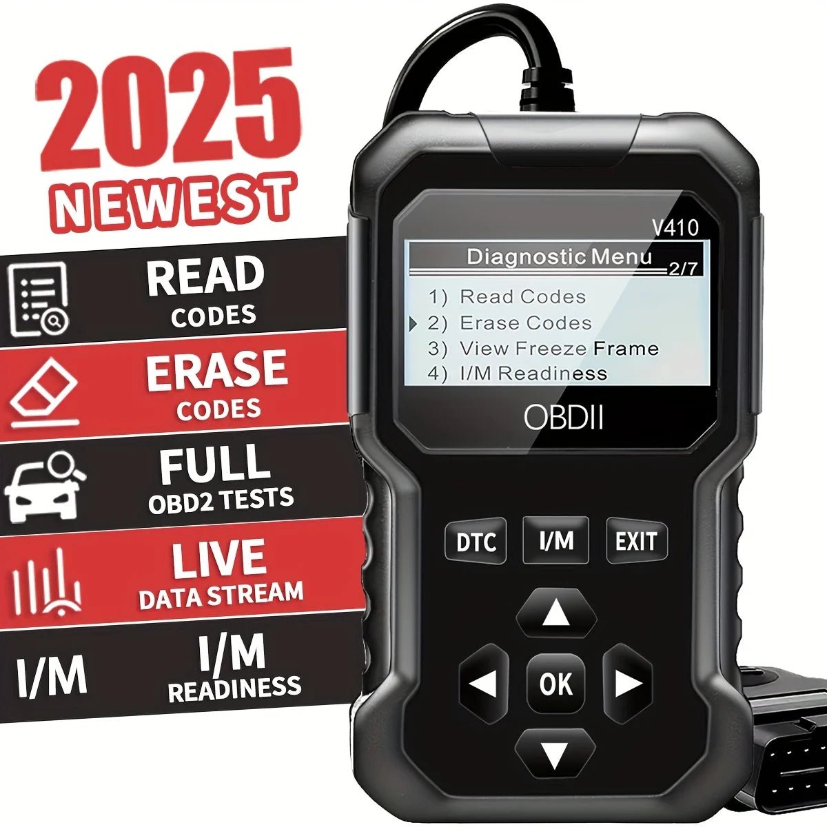 Car Obd2 Scanner Diagnostic Tool Code Reader Engine Fault Code Reader Scanner Can Diagnose All Obd Ii Protocol Cars since 1996 - flohmarkt-deutschland.shop