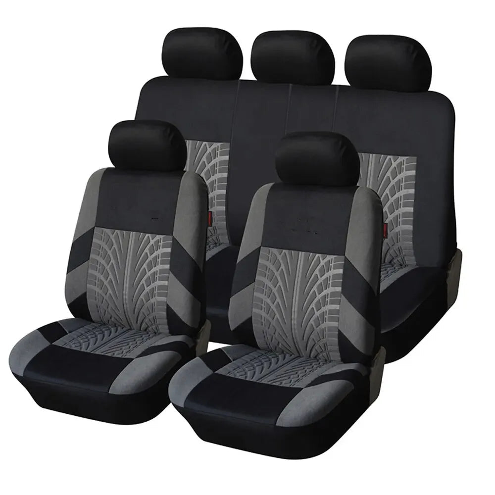 Car Seat Covers Full Set Front Split Rear Bench For Car Universal Cloth SUV Sedan Van Automotive Interior Covers - flohmarkt-deutschland.shop