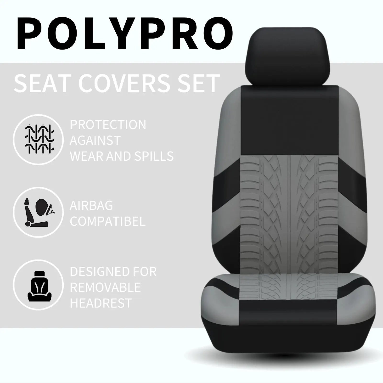 Car Seat Covers Full Set Front Split Rear Bench For Car Universal Cloth SUV Sedan Van Automotive Interior Covers - flohmarkt-deutschland.shop