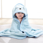 Cartoon-Tier Baby-Badetücher Weiche Kapuzenhandtücher für Neugeborene Kleinkind-Bademantel Warme Schlafwickel für Jungen und Mädchen - flohmarkt-deutschland.shop
