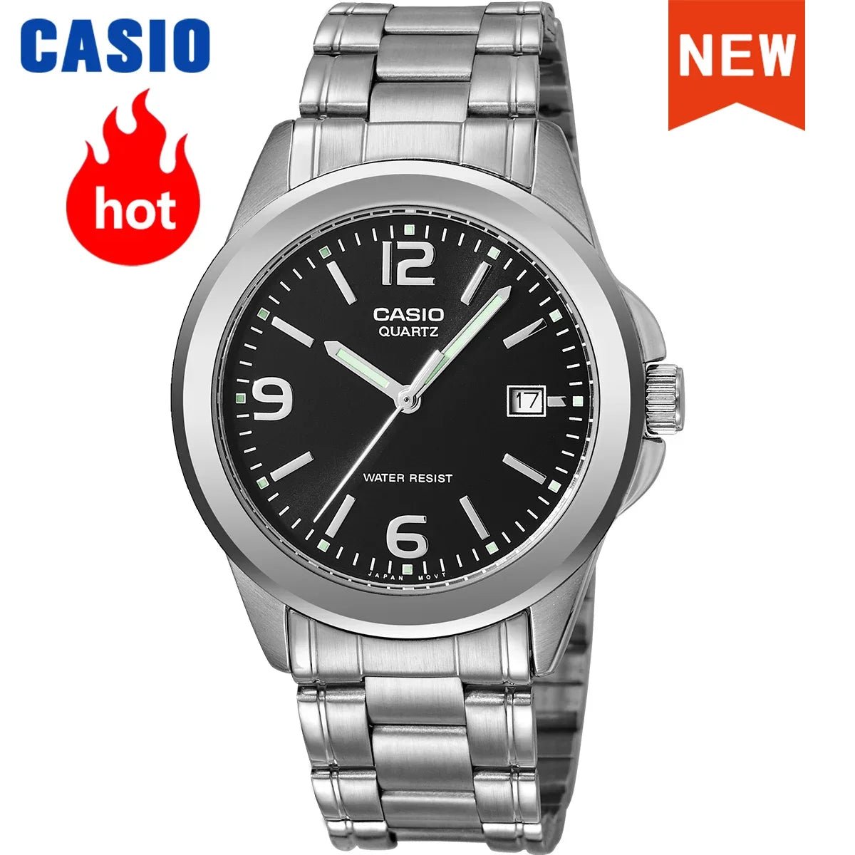 Casio watch men Herrenuhr Schlicht Retro Wochenkalender Doppelkalender Original Casio Top Relogio Digital Sport wasserdicht Quarz Businessuhr Casual Zeigeruhr Sonderangebot reloj de hombre relógio masculino MTP-1239D-2 - flohmarkt-deutschland.shop