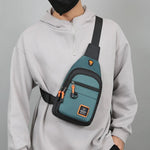 Casual Männer Brust Tasche Nylon Kleine Schulter Tasche Laufen Radfahren Gürtel Sling Tasche Outdoor Sport Umhängetasche Reise Telefon Tasche Tasche - flohmarkt-deutschland.shop