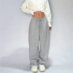 Casual Solide Jogginghose Für Frauen Hohe Taille Spitze Up Lose Jogger Hose Klassische Baggy Streetwear Weibliche Sport Tanz Hose Y2K - flohmarkt-deutschland.shop