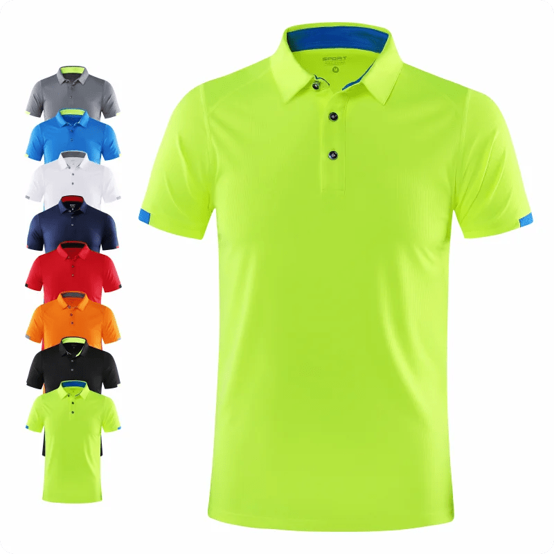 Casual Sports Quick-drying Lapel Short-sleeved POLO Shirt Cycling Suit Fitness Suit For Men - flohmarkt-deutschland.shop
