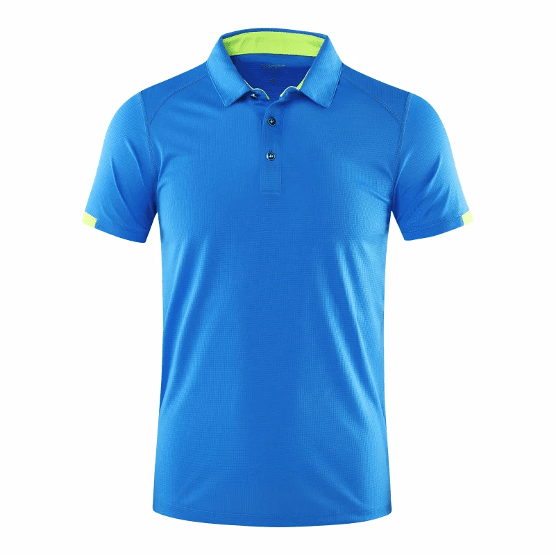 Casual Sports Quick-drying Lapel Short-sleeved POLO Shirt Cycling Suit Fitness Suit For Men - flohmarkt-deutschland.shop